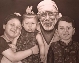 charcoal portrait